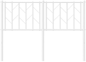 Cabeceira de cama 120 cm metal branco