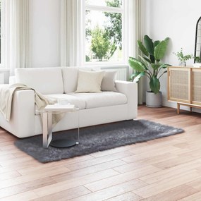 vidaXL Tapete Sintético de Pele de Ovelha Tafalla Antracite