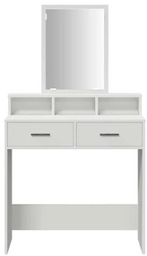 Touceador vidaXL com Gavetas Branco 79x41x140 cm