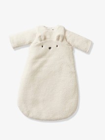 Agora -15%: Saco de bebé com mangas amovíveis, Urso Green Forest cru