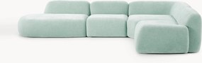 Sofá de canto modular XL com chaise longue Wolke