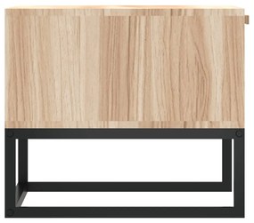 Mesa de centro 80x40x35 cm derivados de madeira e ferro