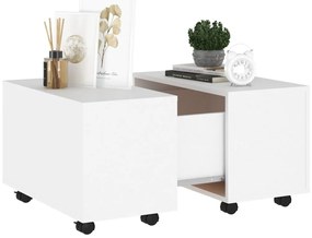 Mesa de centro 60x60x38 cm derivados de madeira branco