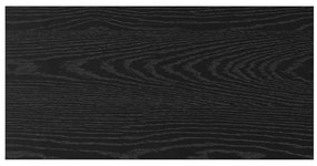 Prateleiras - Conjunto de 4 em Carvalho Preto, 60x30x1.5 cm, feitas de