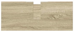 Armário p/ casa banho 80x33x60cm deriv. madeira carvalho sonoma