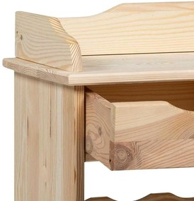 Acessório para Vinho vidaXL 90x60x30 cm Madeira Sólida de Pinho