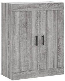 Armário alto 69,5x34x180 cm derivados de madeira sonoma cinza