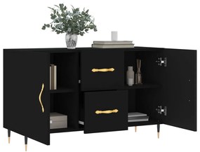 Aparador 100x36x60 cm derivados de madeira preto