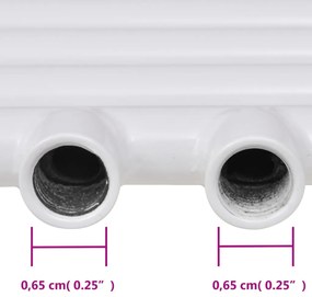 Aquecedor toalhas casa de banho liso 600 x 1160 mm