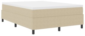 Cama Box Spring com Colchão Verde Claro Cinza 140x200 cm Tecido de Vel