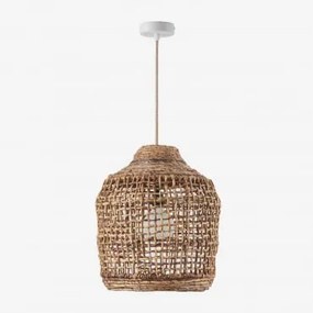 Lâmpada De Teto Suspensa Para Exterior Arantxa Natural - Branco & Ø35 Cm - ↑40 Cm Arantxa - Sklum