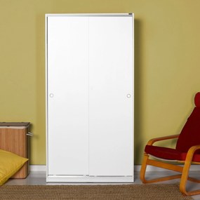 Roupeiro "Zenith" – Branco – 94 x 182 x 52 cm – Design Moderno com Por