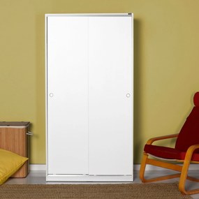 Roupeiro "Zenith" – Branco – 94 x 182 x 52 cm – Design Moderno com Por