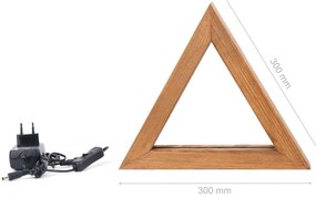 Candeeiro de Mesa KN08 – Castanho – 30 x 30 x 5 cm