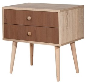 Mesa de Cabeceira City Two – Multicolor – 60 cm x 61 cm x 40 cm