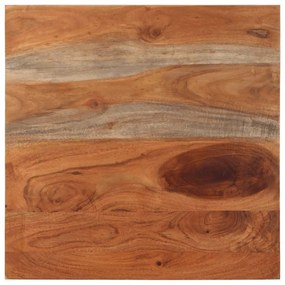 Mesa de centro 60x60x35 cm madeira maciça de acácia
