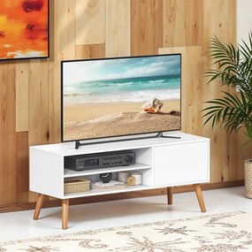 Móvel de TV baixo 120 x 40 x 49 cm branco