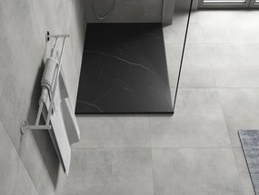 Mexen Hugo base de duche retangular SMC 120 x 90 cm, pedra preta - 42759012