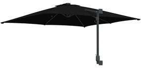 Guarda-sol de Jardim Preto 248.5 x 247.5 x 160 cm tecido