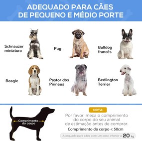 Cama Elevada para Cães Respirável para Cães Pequenos 91x69x29 cm Tecido de Textilene Apoio de Cabeça Preto