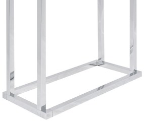 Toalheiro prateado 45 x 85 cm RECREO Beliani