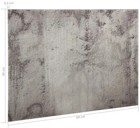 Quadro magnético em vidro para parede 60x40 cm