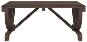 Mesa de centro para jardim 90x50x40 cm madeira de abeto maciça