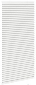 Cinzento Luz Plissada Cega 60x100 cm Largura Tecido 59,4 cm
