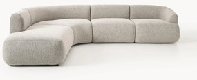 Sofá de canto modular em bouclé Sofia (4 lugares)