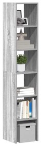 vidaXL Estantes 2 pcs empilháveis 30x30x80 cm derivados de madeira