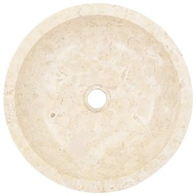 Lavatório 40x12 cm mármore creme