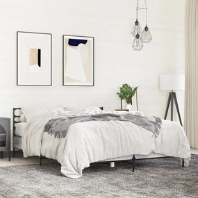 vidaXL Estrutura de cama 120x200 cm derivados madeira/metal