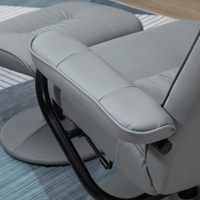 Poltrona de Massagem Elétrica com Banco para Apoiar os Pés Poltrona Re