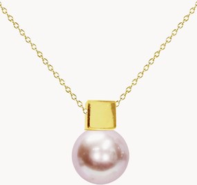 Colar em prata artesanal banhado a ouro Isle