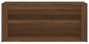 Sapateira Isabela - Com 2 Prateleiras - Cor Castanho - 100x35x45 cm -