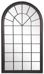 Espelho de parede em metal preto 77 x 130 cm TREVOL Beliani