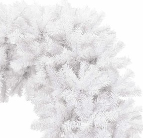 Grinalda de Natal 240 cm branco