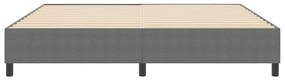 Cama Box VidaXL Cinza Claro 200x200 cm em Tecido de Corduroy