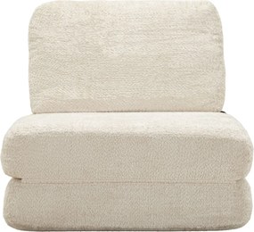POLTRONA/CAMA FASTER BRANCA 80X100X80 CM (COMPRIMIDA - TAMANHO DA CAMA 204X80X18 CM) BRANCA