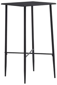 5 pcs conjunto de bar plástico preto