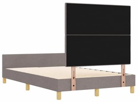 Cama vidaXL Taupe 120x200 cm Tecido