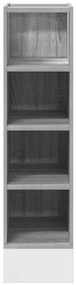 Armário inferior “Riga” 20x44,5x81,5cm cinzento sonoma