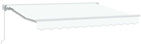 Toldo Retrátil Manual Branco 350x200 cm