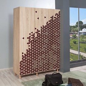 Roupeiro Mode – Carvalho Sonoma – 135x192x52 cm