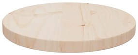 Tampo de mesa pinho maciço Ø30x2,5 cm