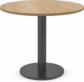 Mesa de Reuniões Redonda Riva 1200×740 mm em Melamina