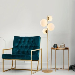 Candeeiro de Pé Fazli – Dourado – 33 x 33 x 162 cm