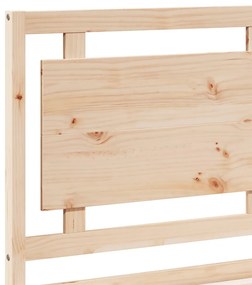 Cama extra longa sem colchão 160x210 cm madeira maciça