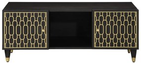 Mesa de centro 100x54x40 cm madeira de mangueira maciça