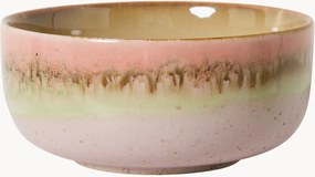 Taça pequena artesanal com vidrado reativo 70's